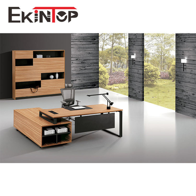 Home Study Bàn Melamine có thể mở rộng cho Giám đốc điều hành Boss Thư ký OEM