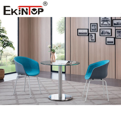 Bàn hội nghị văn phòng hiện đại Máy tính để bàn bằng kính để đào tạo cuộc họp