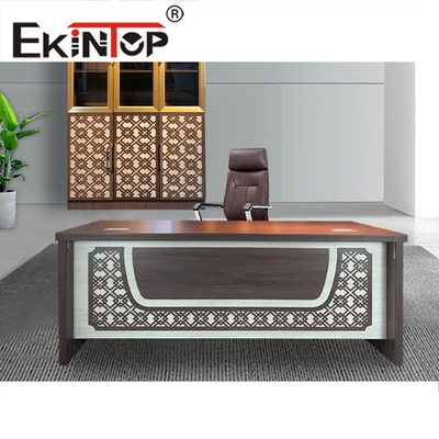 Bàn làm việc nội thất văn phòng CEO L Shape CEO Boss Công suất tải 1000N