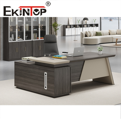Phong cách hiện đại Hình chữ L Màu trắng Phong cách hiện đại Bàn giám đốc điều hành Giám đốc điều hành Bàn điều hành