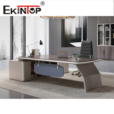 Bàn làm việc bằng gỗ phong cách hiện đại đơn giản Bàn văn phòng lạ mắt tiêu chuẩn