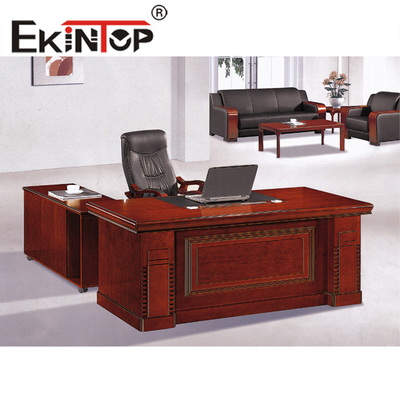 Nội thất văn phòng Phong cách Trung Quốc Bàn làm việc của ông chủ Bàn lớn Bàn giám sát