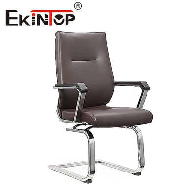 Tay vịn lưng cao Ghế xoay Boss sang trọng Ghế da Pu màu đen Ghế máy tính