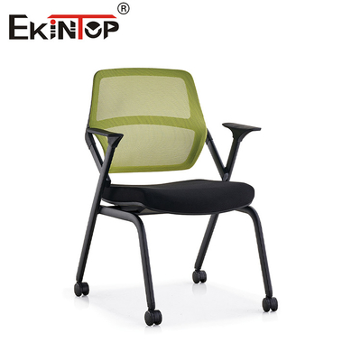 Nằm tay 3D có thể gập lại ghế tập luyện Green Mesh Back With Wheels