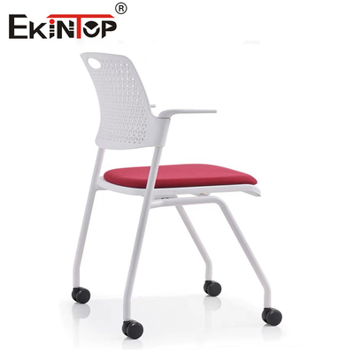 ghế tập thể dục gấp với Casters nhựa lưng gối khung sắt