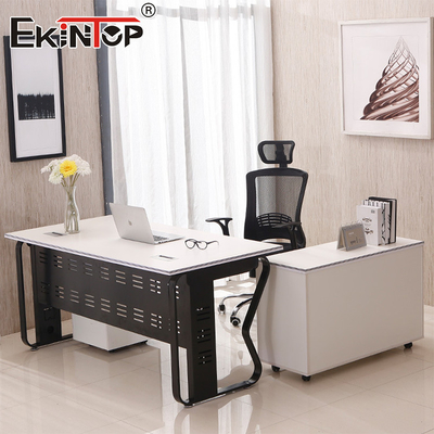 Kiểu hiện đại Home Office Desk Thiết kế Bàn với tủ