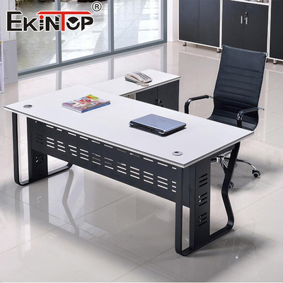 Bàn văn phòng nhà gỗ tùy chỉnh Bàn thiết kế hiện đại Bàn hình L