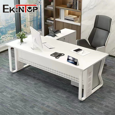 Phong cách tối giản Văn phòng màu trắng Bàn đồ nội thất Thiết kế Bàn ergonomic