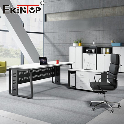 Bàn quản lý kiểu công nghiệp Không gian văn phòng tùy chỉnh Bàn thương mại