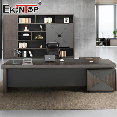 Bàn văn phòng có hình chữ L chất lượng cao CEO Table Business Style Bàn văn phòng độc đáo