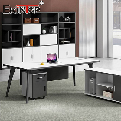 Thiết kế mới Nội thất Bàn làm việc tại nhà Bàn văn phòng hình chữ L Nội thất bàn làm việc dạng mô-đun