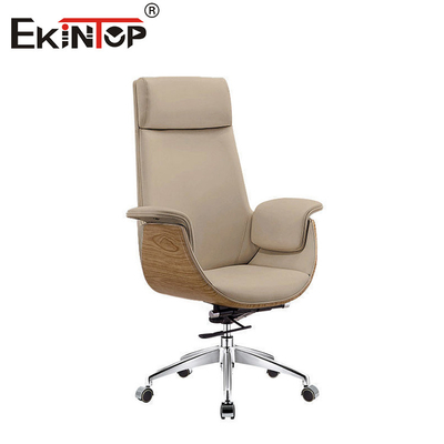 Ghế văn phòng da ergonomic với chiều cao điều chỉnh