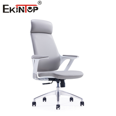 Bán buôn Ghế da văn phòng xoay 360 độ màu trắng thoải mái Ghế BreakRoom