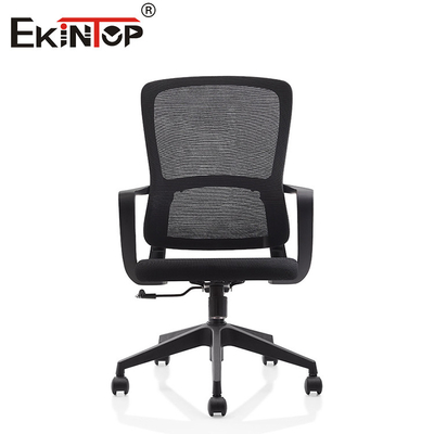 Nhà sản xuất Ghế máy tính tiện dụng lưng giữa thoải mái Ghế văn phòng vải có thể điều chỉnh